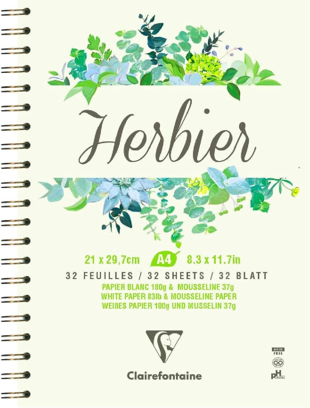Thumbnail 5 de Cahier spiralé Clairefontaine 975180C 32 feuilles