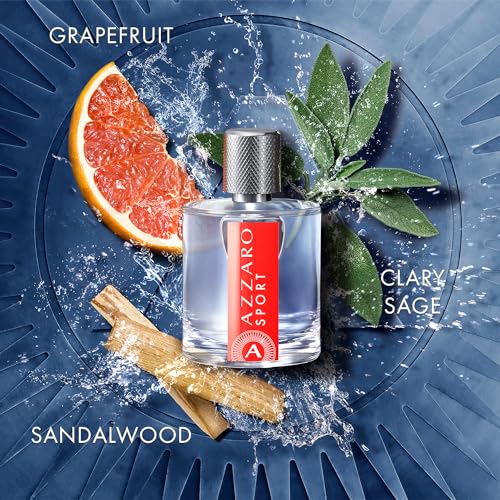 Detalle 2 de Azzaro Sport Eau de Toilette pour homme – Frais, aromatique et boisé