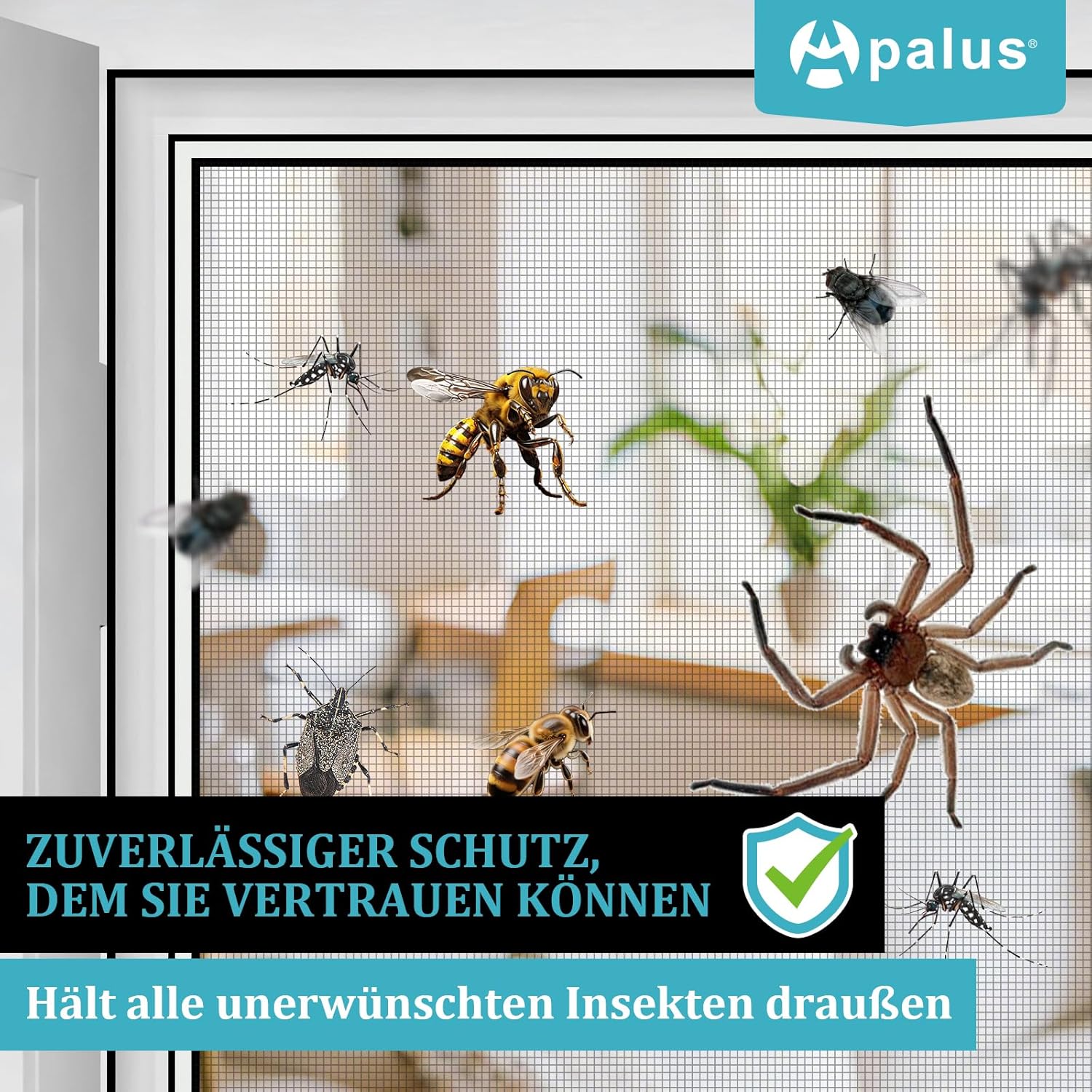 Thumbnail 4 de Apalus Fliegengitter Fenster 110x130 cm