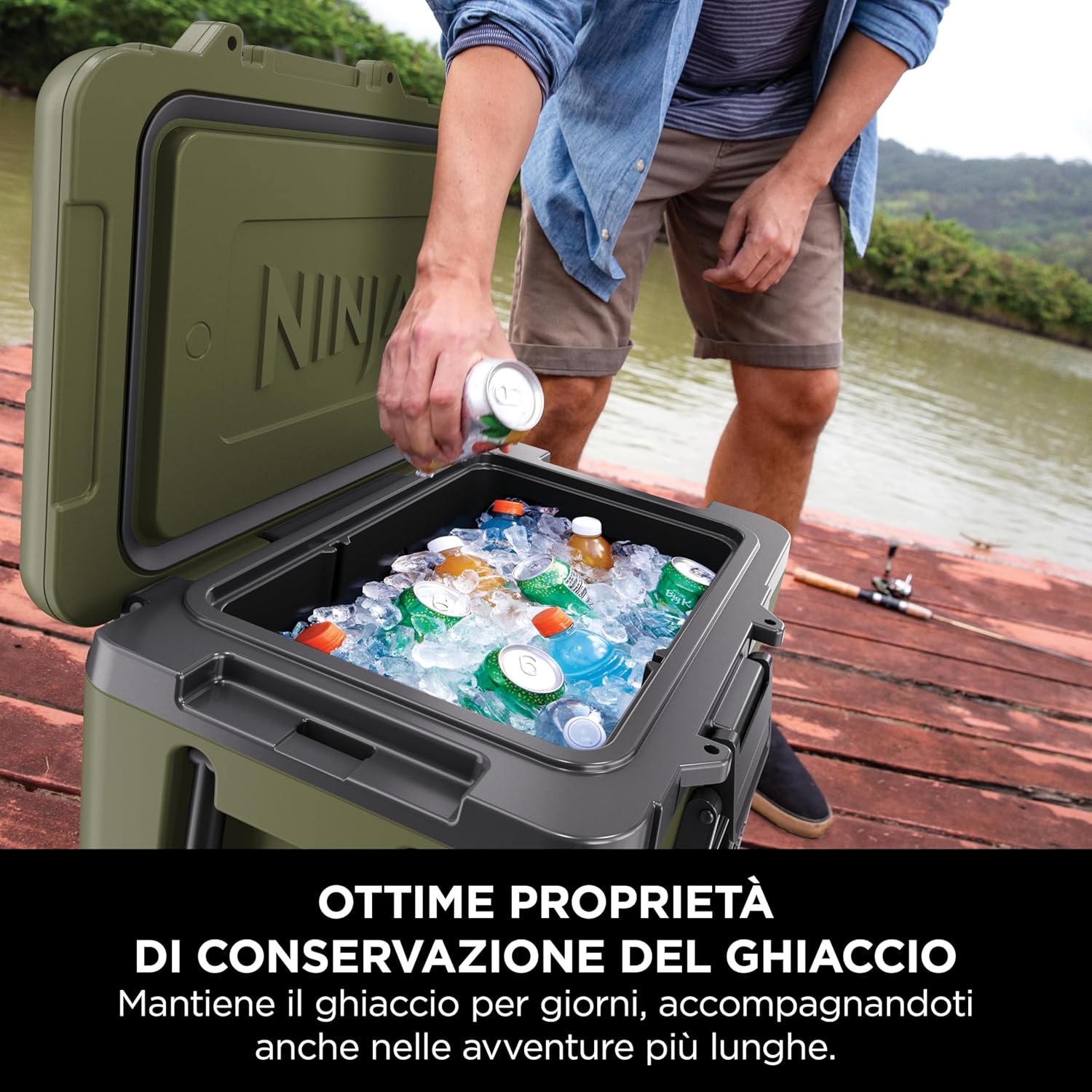 Thumbnail 4 de Ninja FrostVault FB245AMZEUUKGN ghiacciaia 42 L