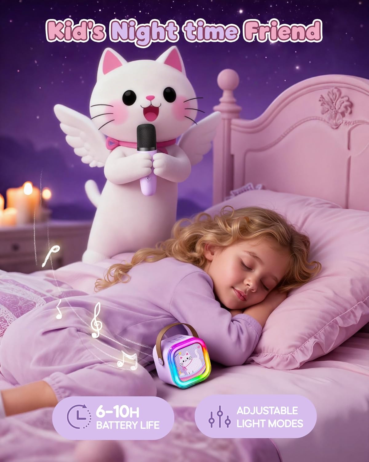 Thumbnail 6 de IROO X Karafun Mini Karaoke Machine for Kids (2025) with 2 Wireless Mics