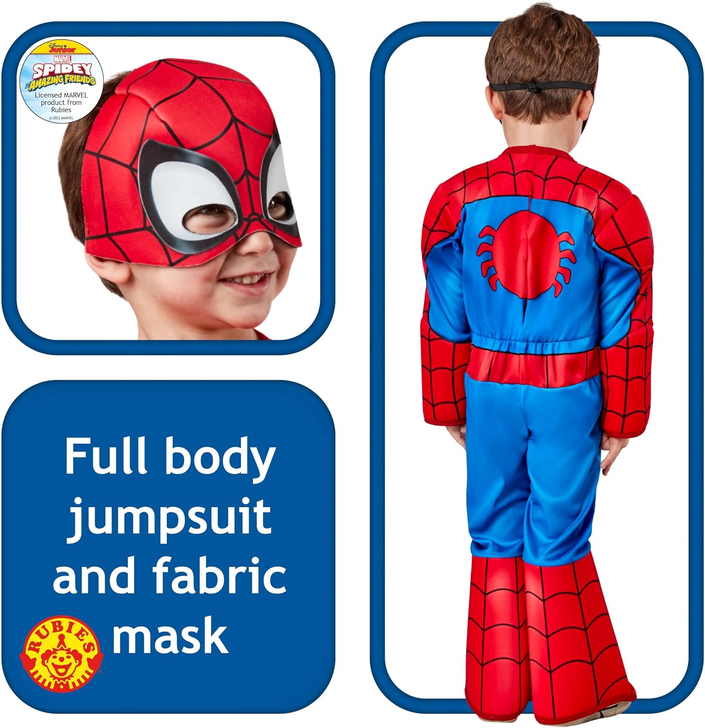 Thumbnail 1 de Rubies Spider-Man Deluxe Toddler Costume