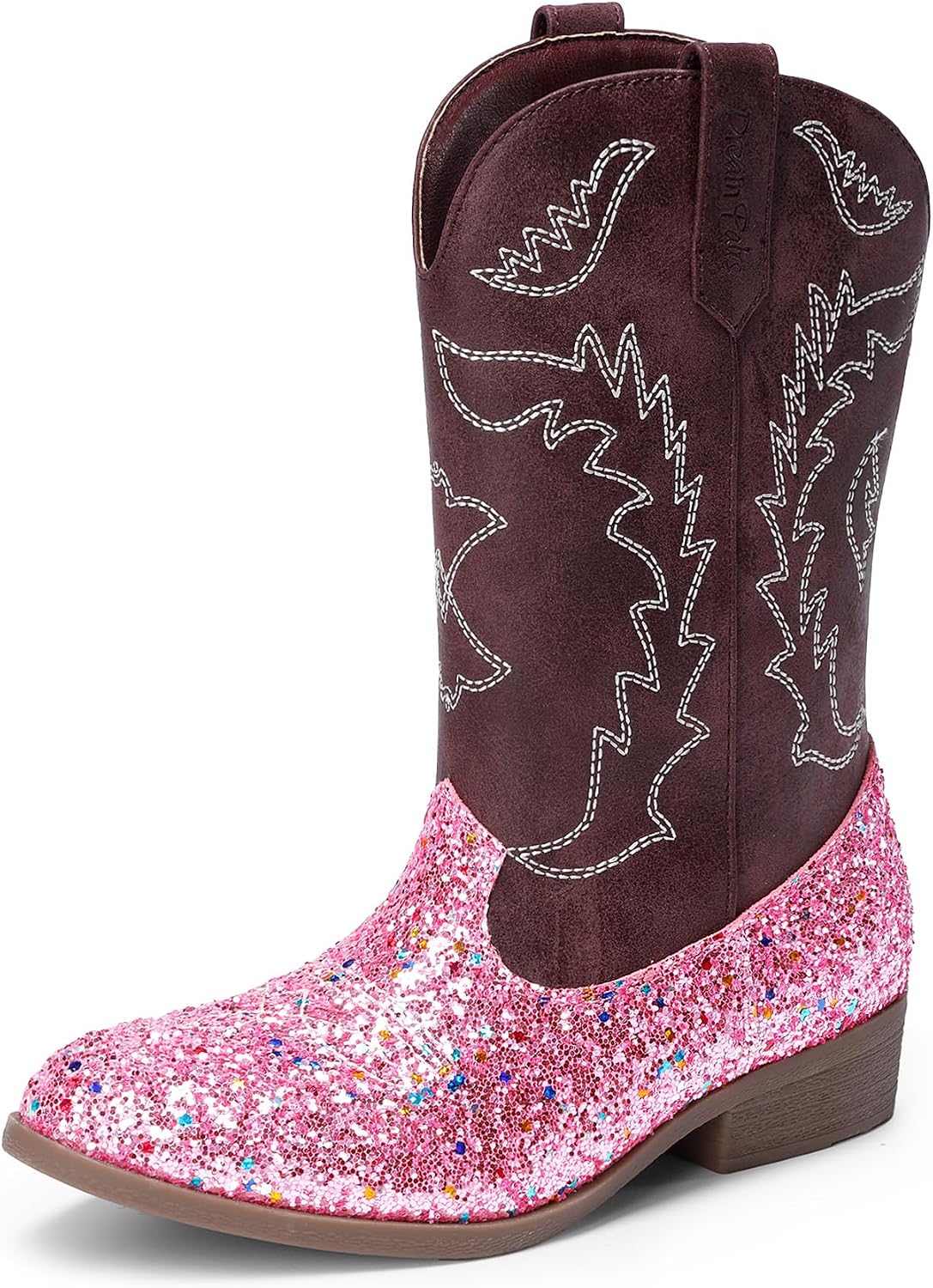 Thumbnail 6 de DREAM PAIRS Kids' Western Boots Mid-Calf