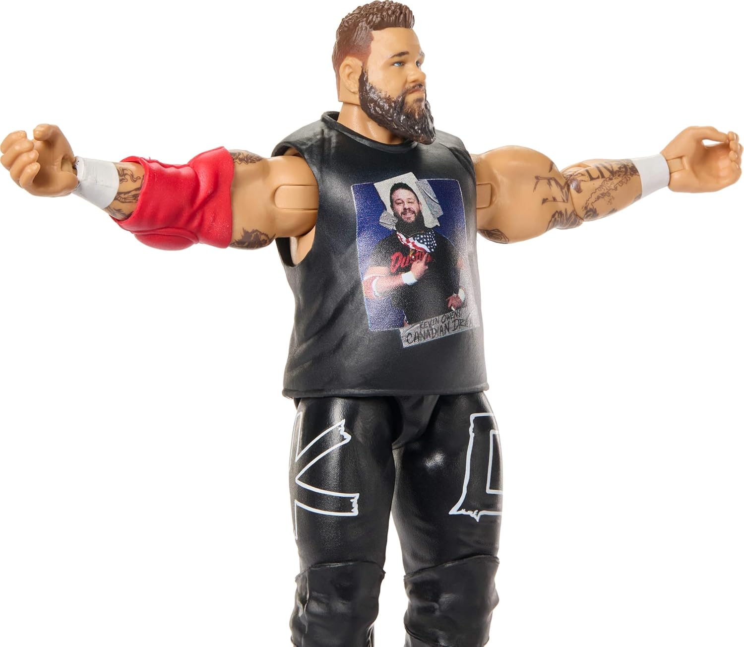 Thumbnail 2 de Figurine articulée WWE Main Event Kevin Owens 15 cm – 14 points d’articulation, TrueFX