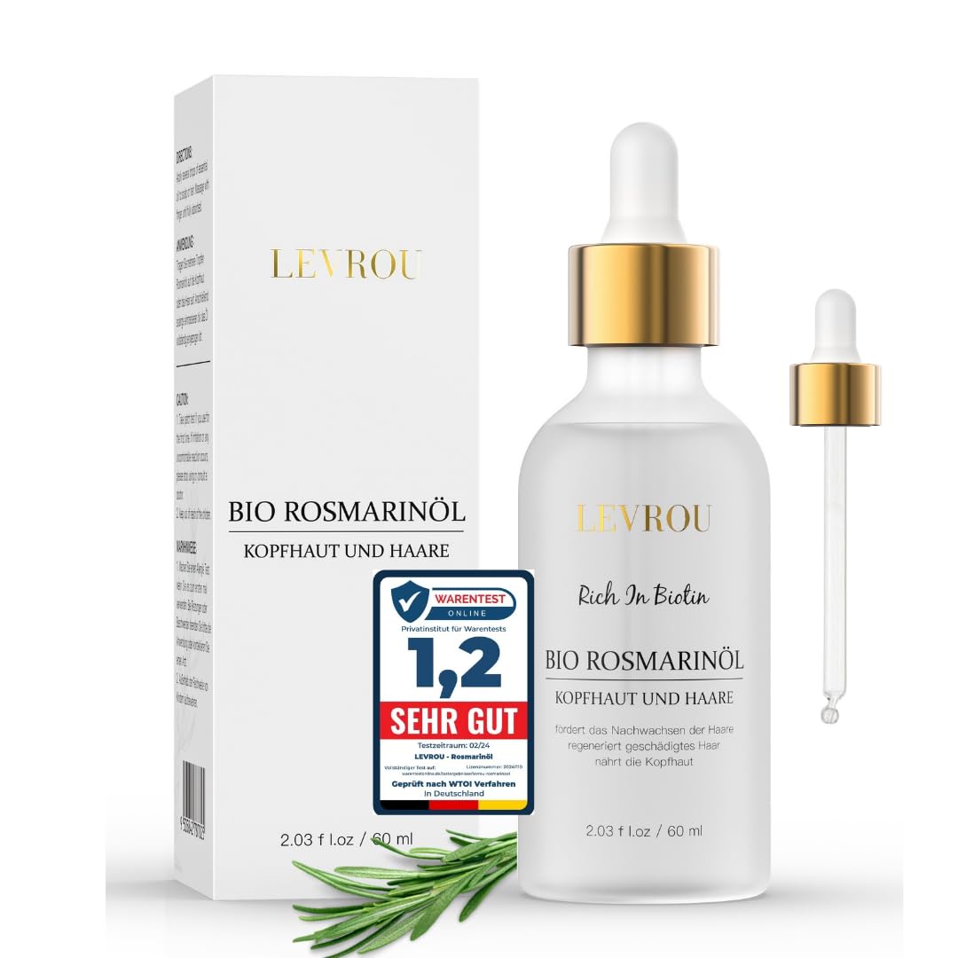 Detalle de Levrou Rosmarinöl Haare 60ml Bio Haaröl
