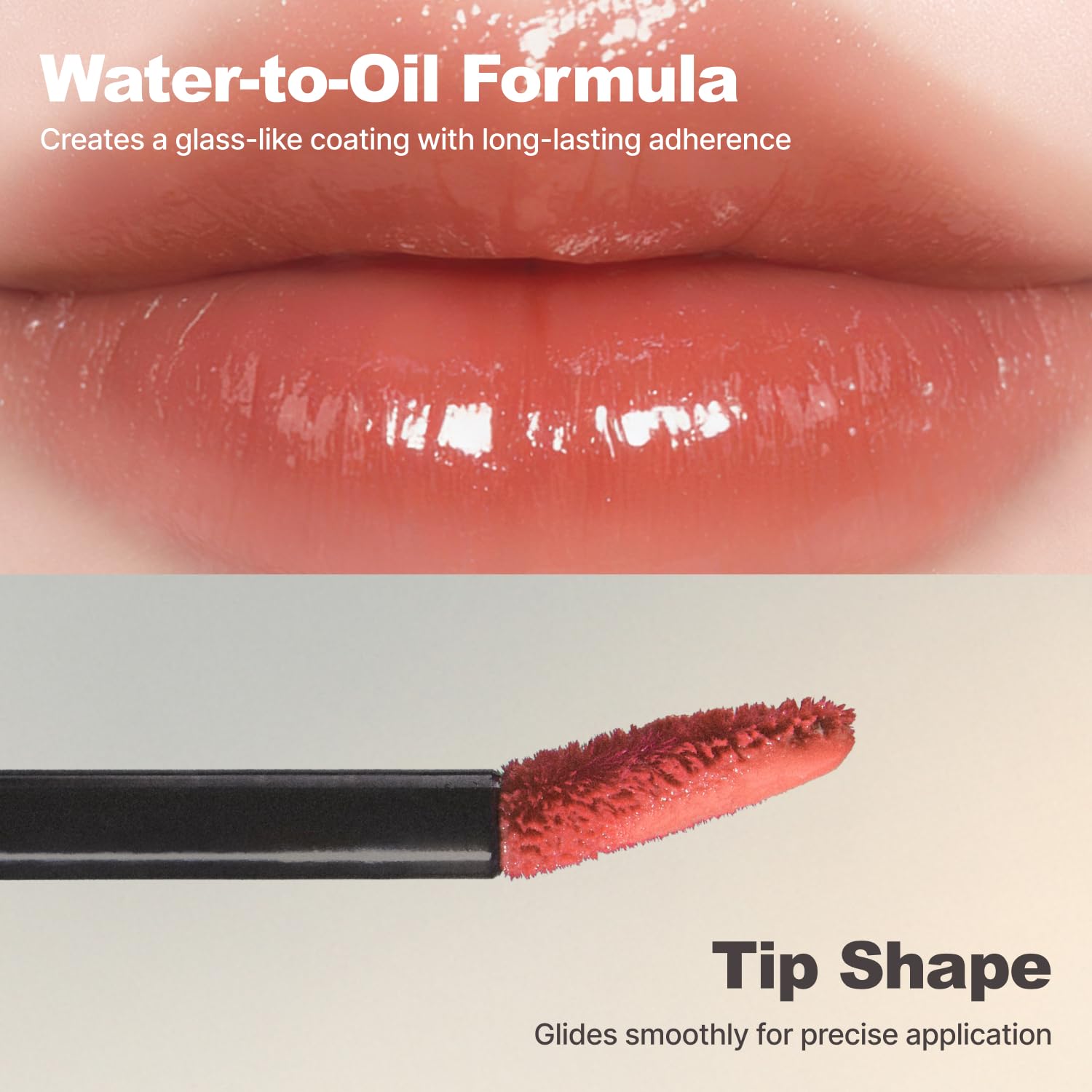 Detalle de DINTO Blur-Glowy Lip Tint — Glossy, Hydrating, Long-Lasting K-Beauty Lip Tint