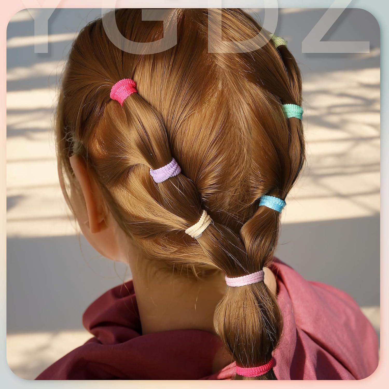 Thumbnail 6 de YGDZ Baby Hair Ties, 300-Piece Mini Elastic Bands in 7 Colors