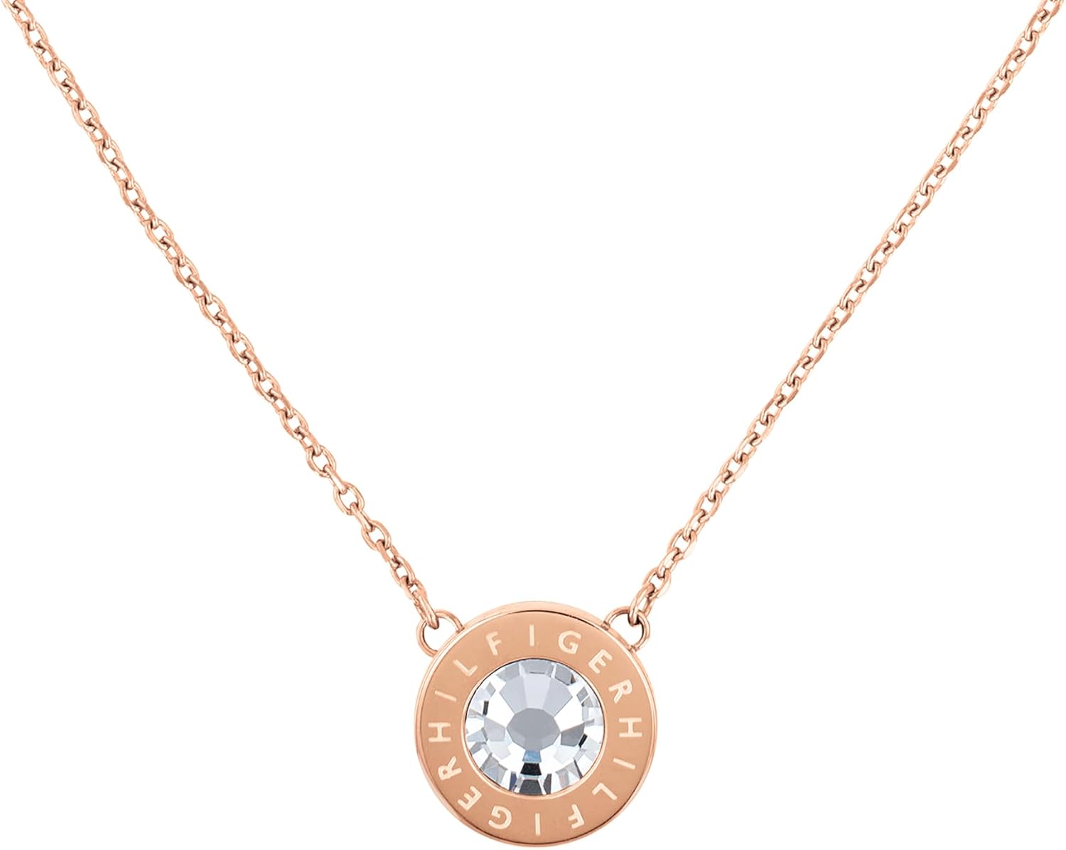 Thumbnail 1 de Tommy Hilfiger Jewelry collana da donna in acciaio inossidabile con pendente e cristallo