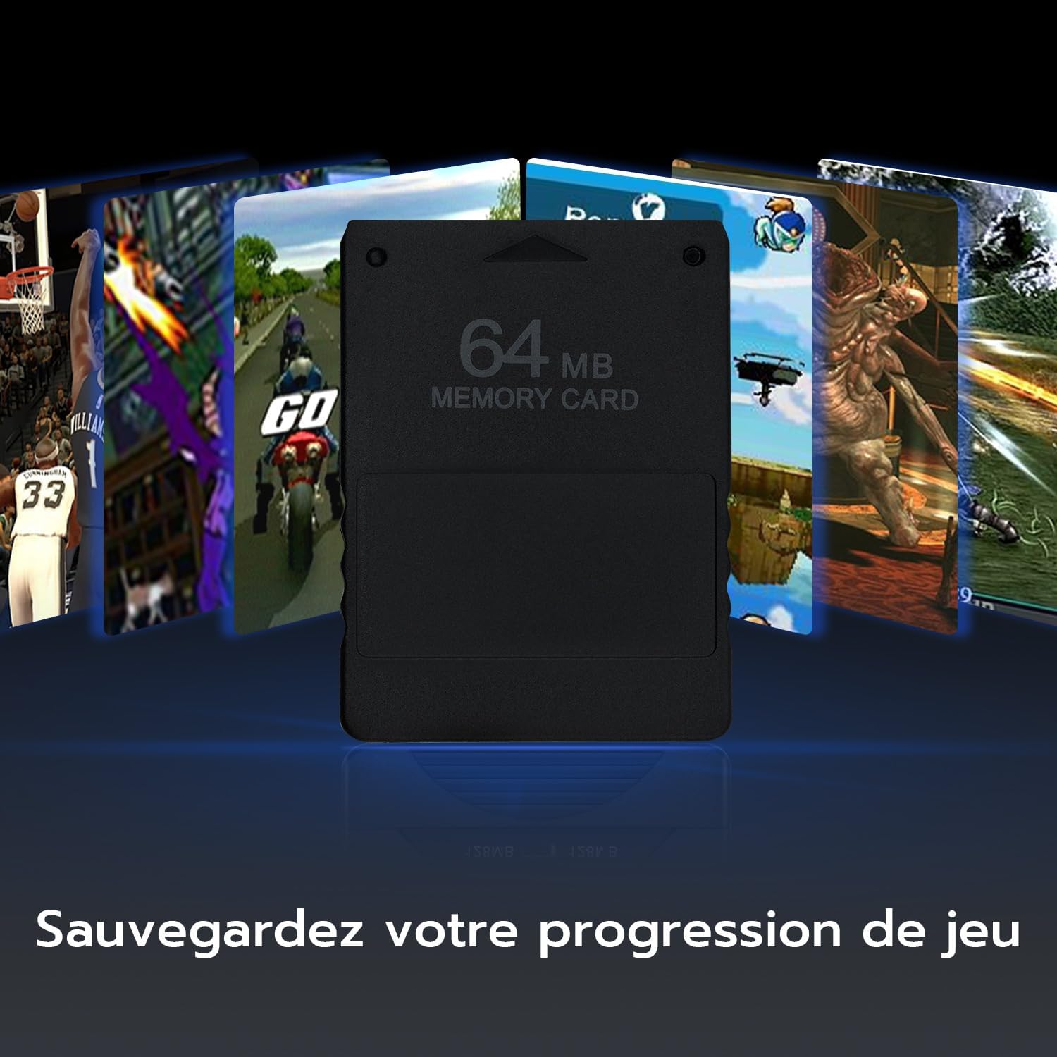 Thumbnail 4 de Wigearss Carte mémoire 64 Mo pour PS2