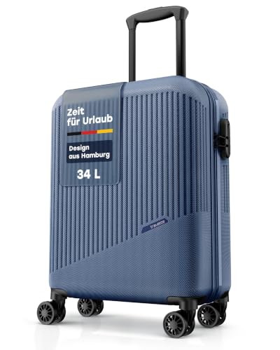 Detalle de Travelite Handgepäck Koffer Bali Größe S – 55 x 39 x 20 cm, 2,5 kg, ABS Hartschale