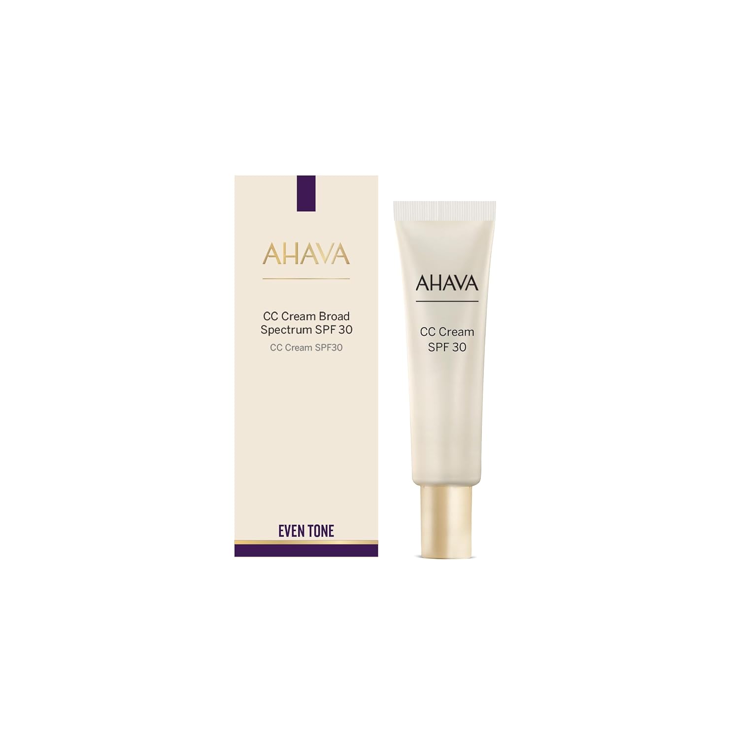 Detalle de Ahava CC Cr Col Correct SF30 30ml – intelligente Farbkorrektur, Osmoter-Feuchtigkeit und UV-Schutz