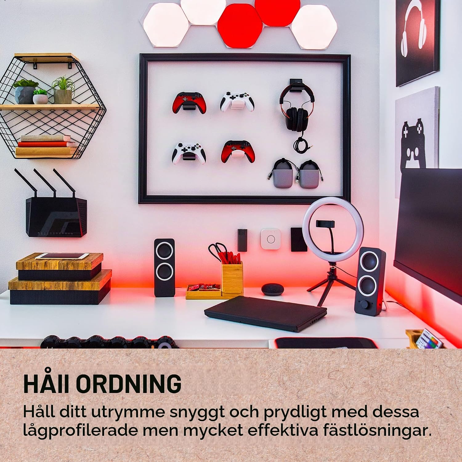 Thumbnail 6 de VELCRO Brand Eco One-Wrap återanvändbara remmar, 10 mm x 13 cm, svarta, 6-pack