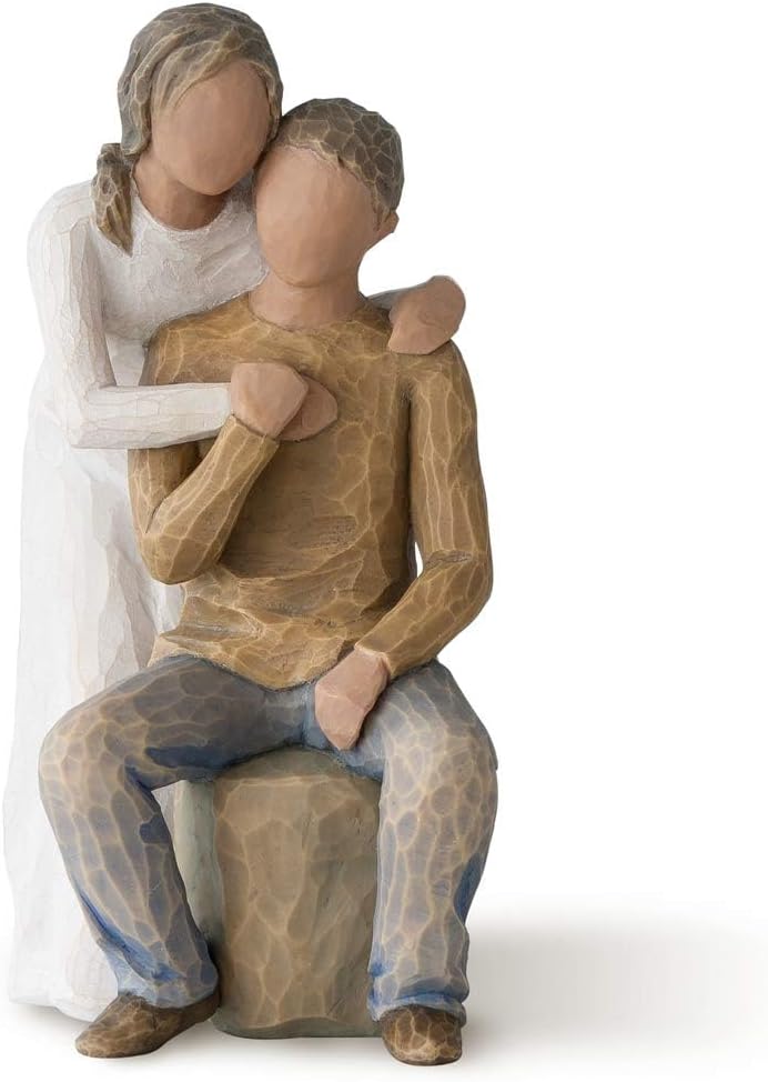 Thumbnail 6 de Me Me & You You – Figurine résine peinte à la main, 7 pouces