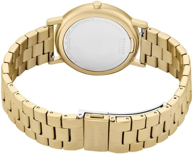 Detalle de Skagen Signatur Herrenuhr – Quarz-Dreizeigerwerk mit Edelstahlarmband
