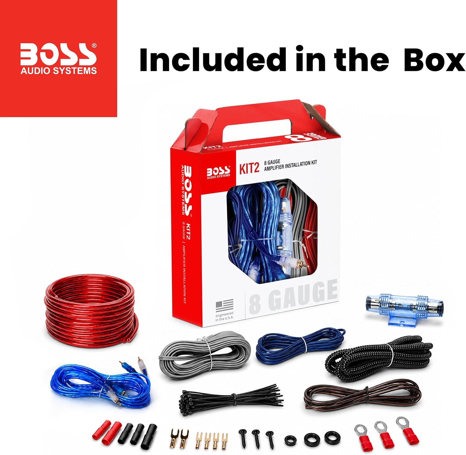 Thumbnail 6 de BOSS KIT2 8-Gauge Amplifier Wiring