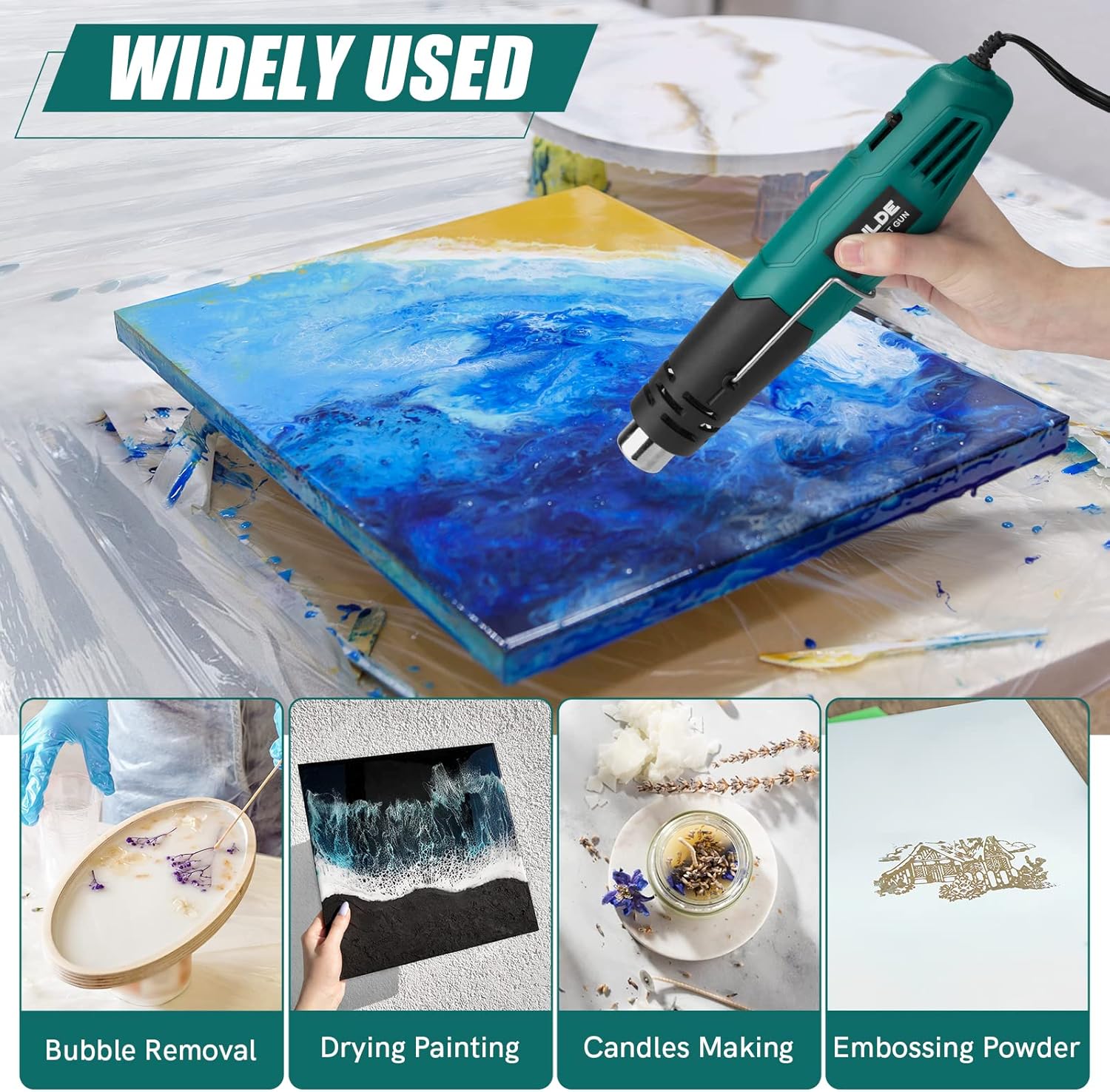 Thumbnail 6 de PRULDE Mini Heat Gun Dual Temp 500W