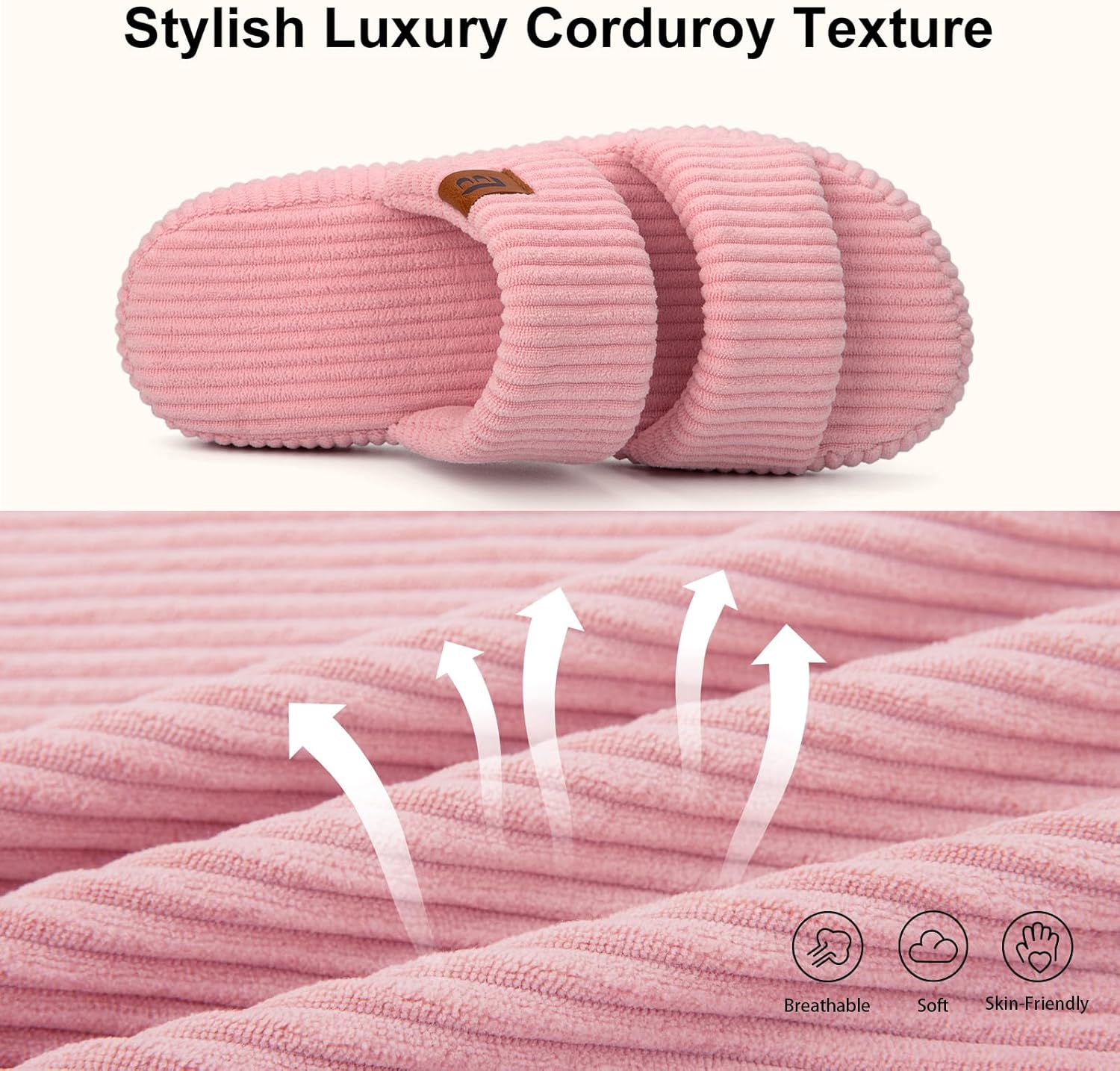 Thumbnail 4 de LongBay Slippers for Women Memory Foam Open Toe Slide