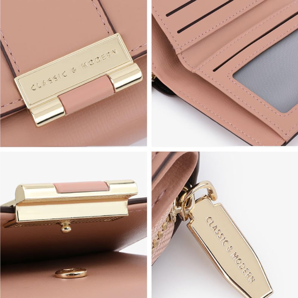 Thumbnail 5 de Vllcsla Women's Compact Bifold Wallet with Coin Pocket