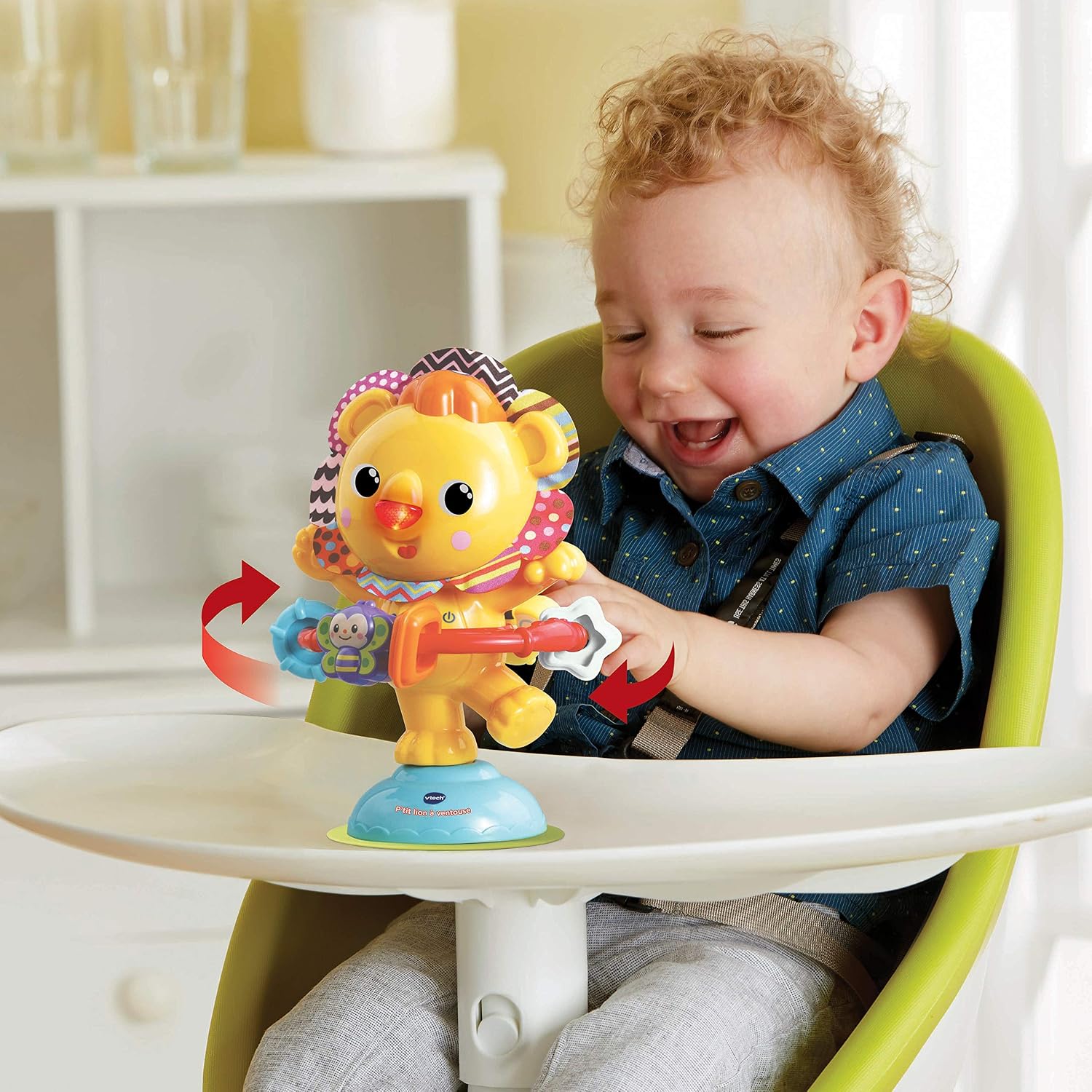 Thumbnail 6 de VTech Hula-Hoop P'tit Lion à Ventouse – Hochet musical pour chaise haute dès 6 mois
