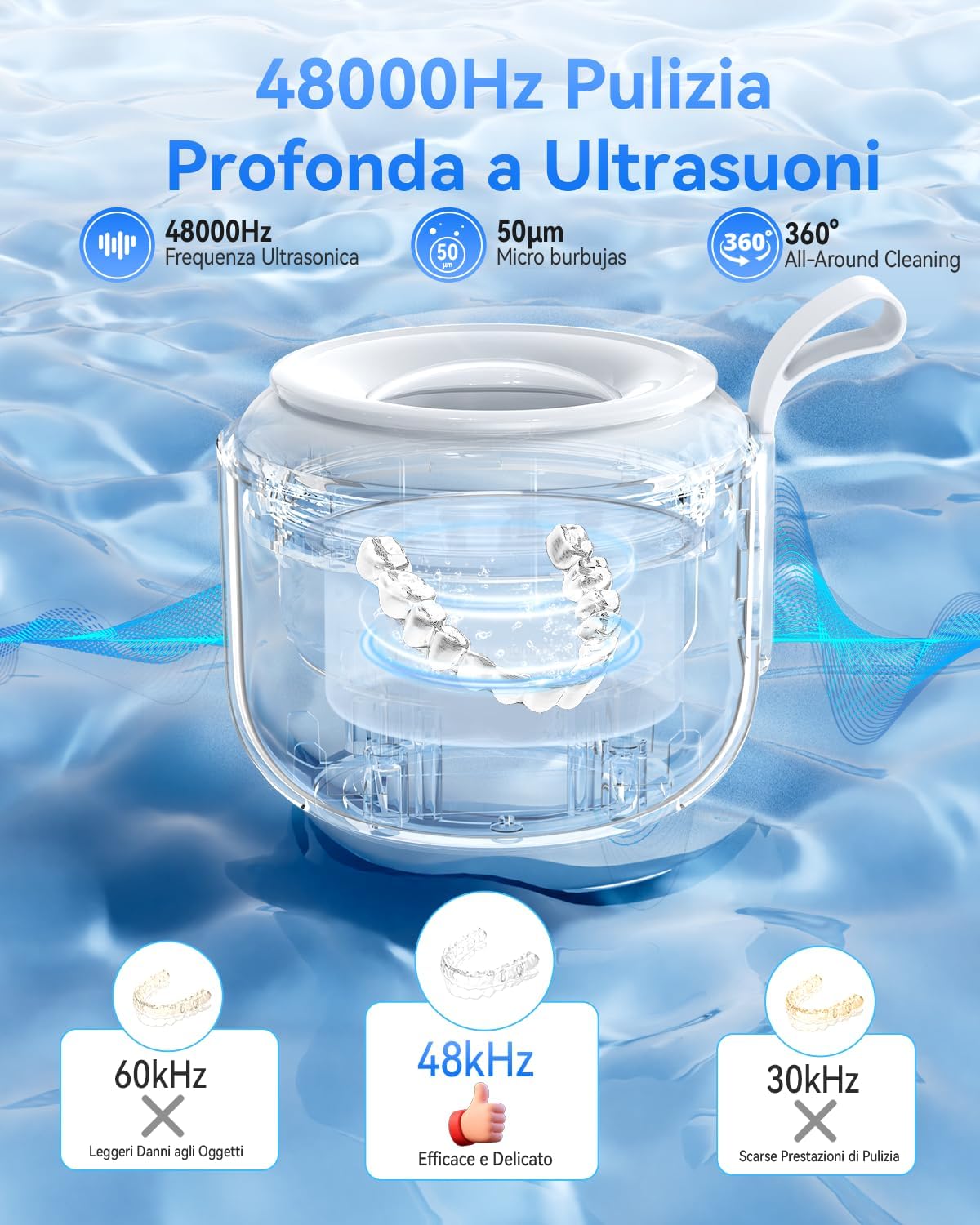 Detalle 2 de JeaTone Pulitore Ultrasuoni 600ML
