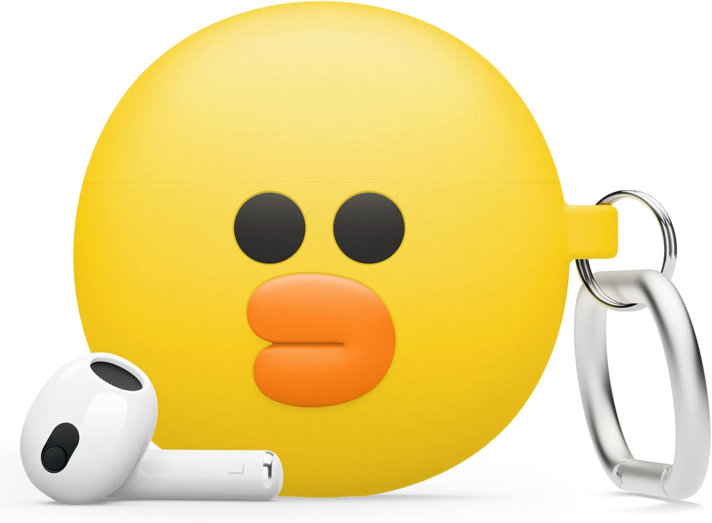 Detalle de elago x LINE FRIENDS Coque Sally compatible AirPods 3 avec mousqueton et silicone