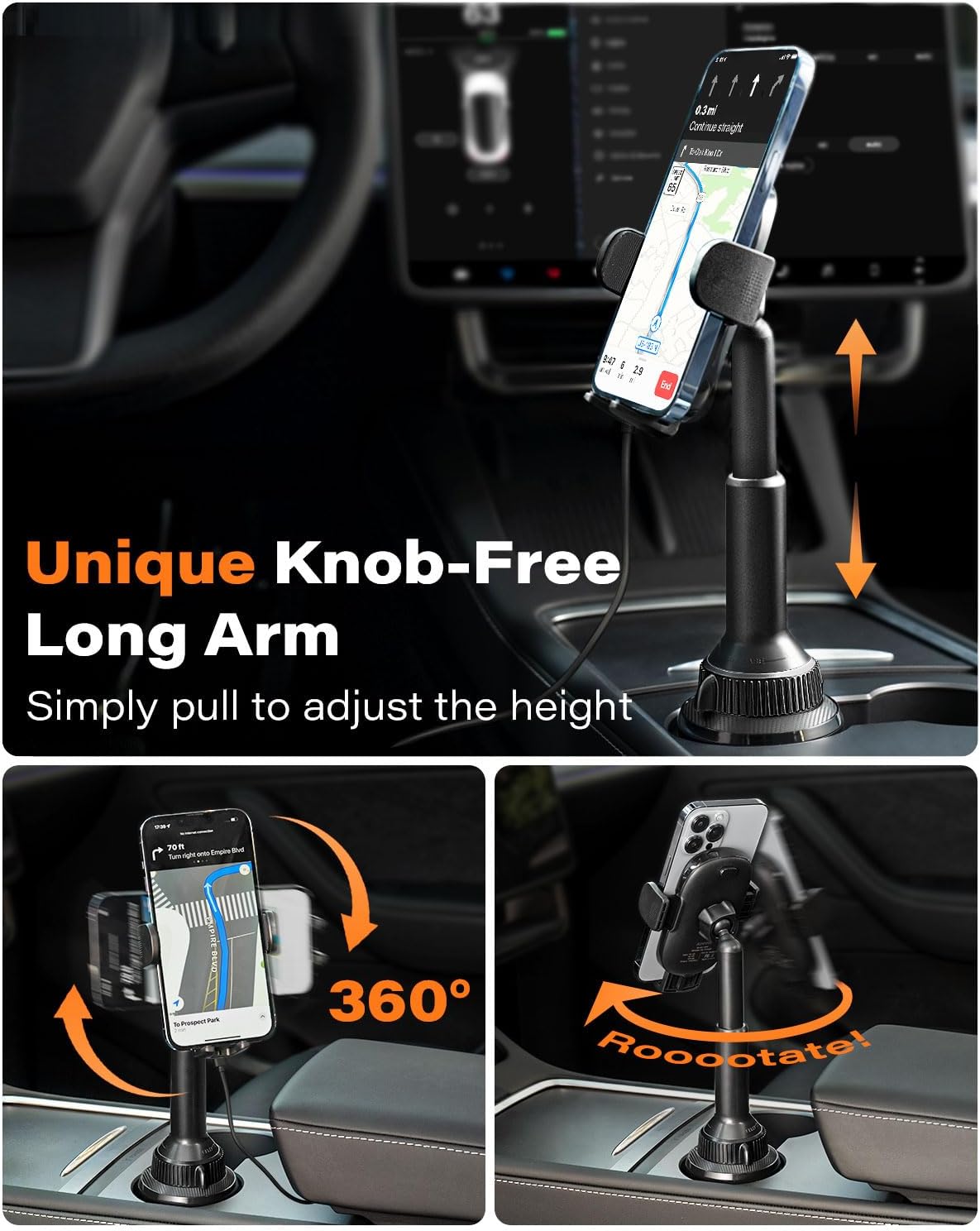 Detalle 2 de APPS2Car Handyhalterung Qi Laden 15 W