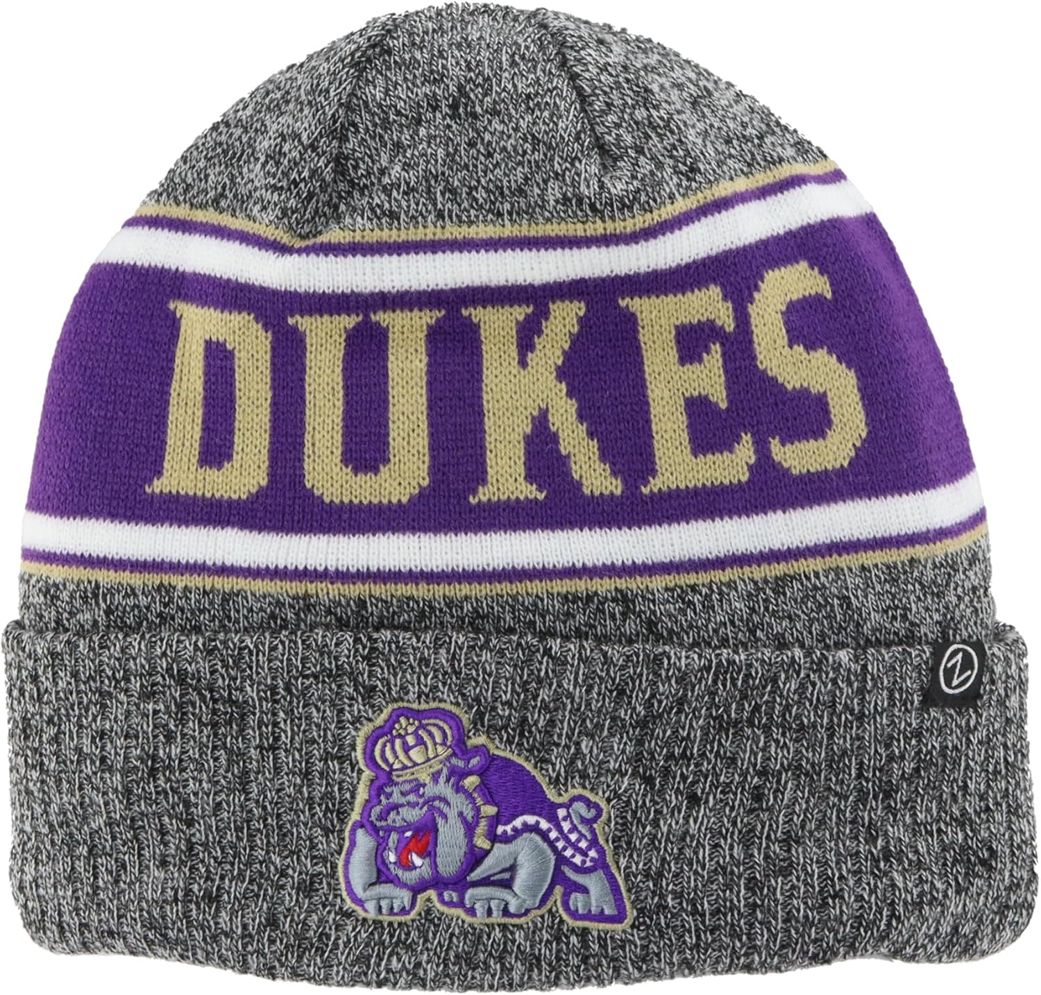ZHATS NCAA Unisex Officially Licensed Beanie (James Madison Dukes Force)
