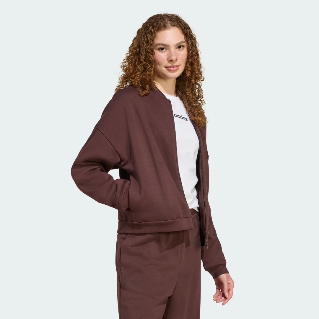 Detalle de adidas Chaqueta bómber Essentials Logo