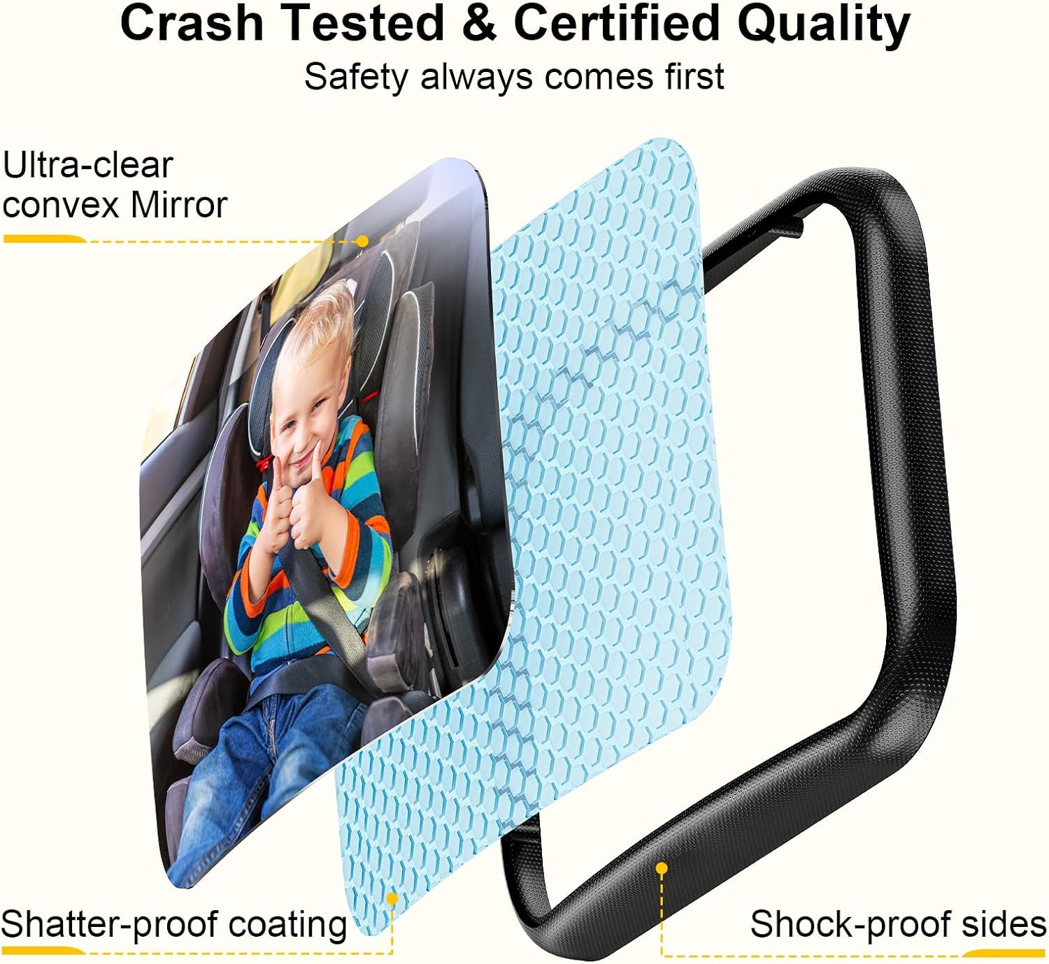 Thumbnail 5 de TAZENI baby car mirror, 360°