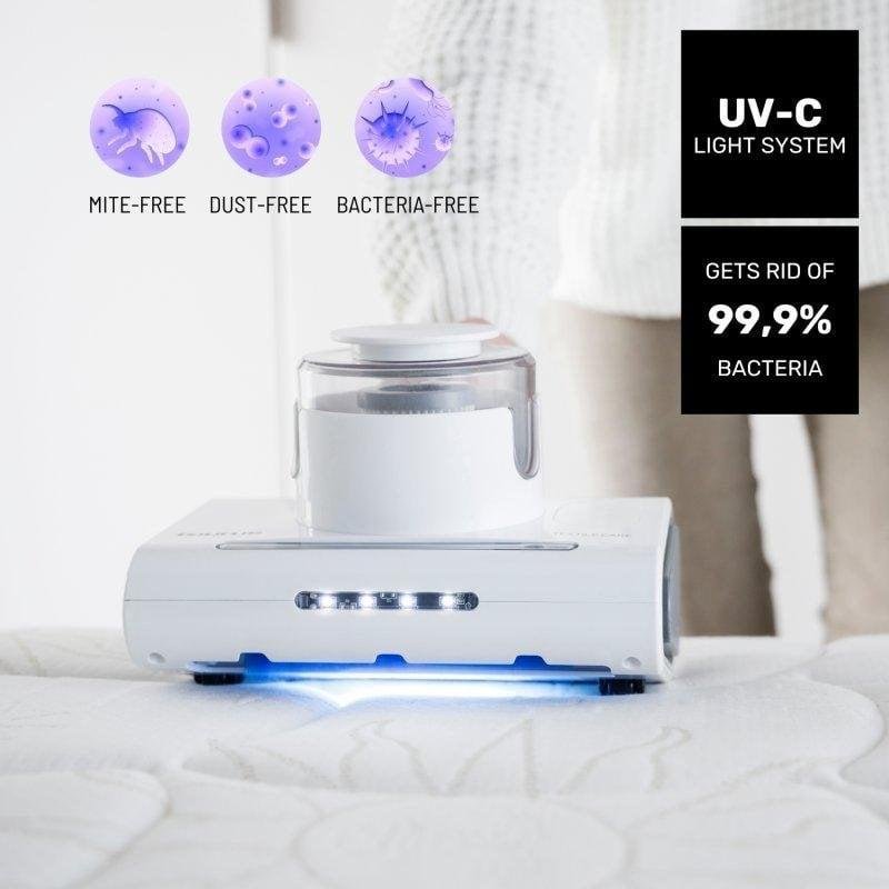 Detalle 2 de Aspirador de Tapicerías Taurus Textile Care 300 W: limpieza profunda con UV-C y cepillo de silicona