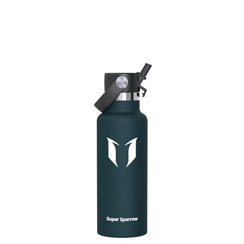Super Sparrow Sparrow Insulated Water Bottle Kids 500ml – Stainless Steel with Flip-Top Straw