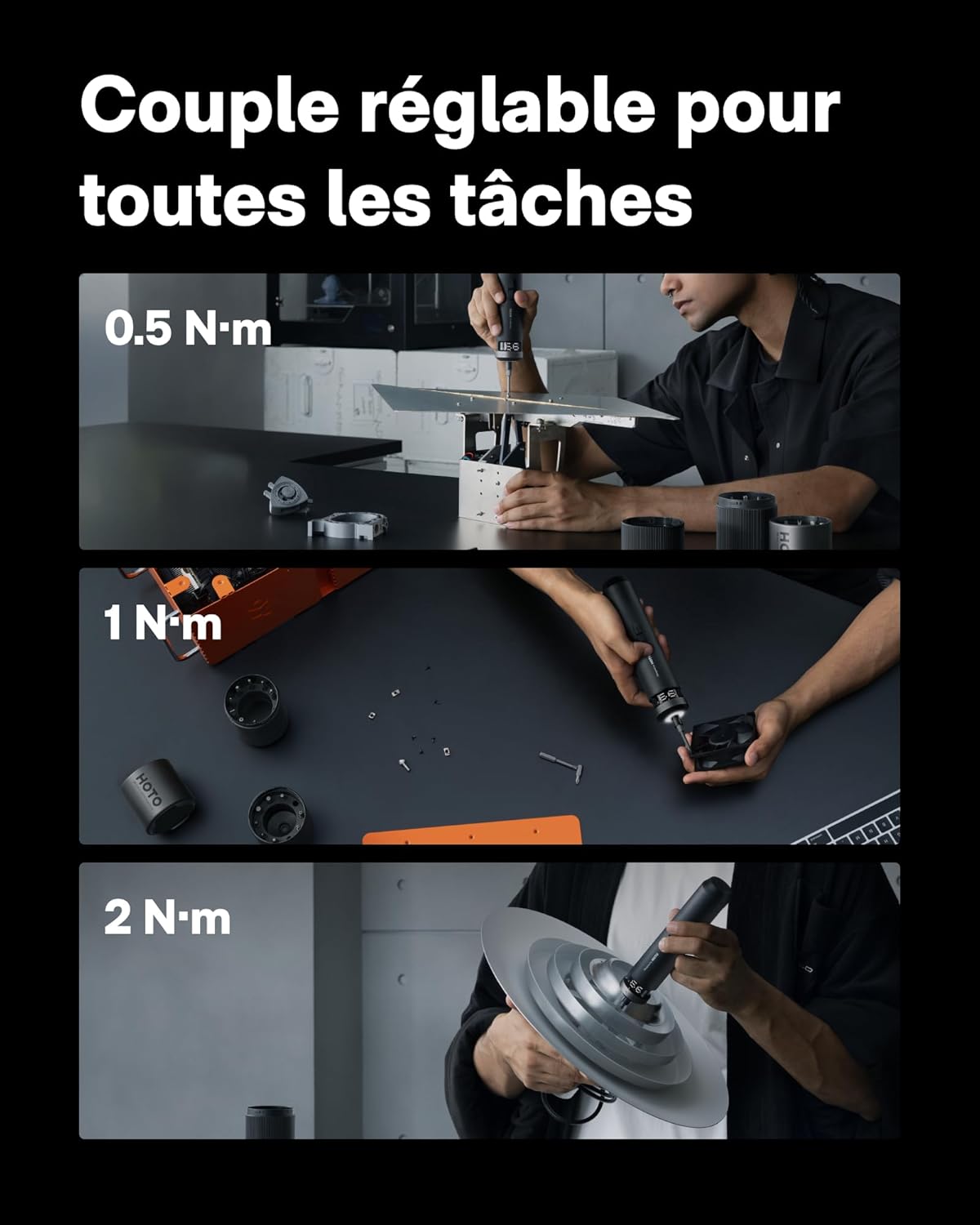 Thumbnail 3 de HOTO PixelDrive tournevis électrique 2000 mAh