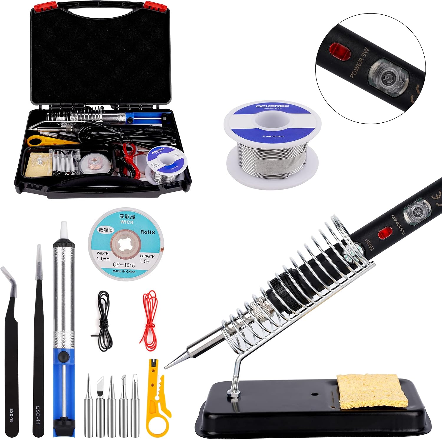 Set saldatore 60 W 18 in 1 🛠