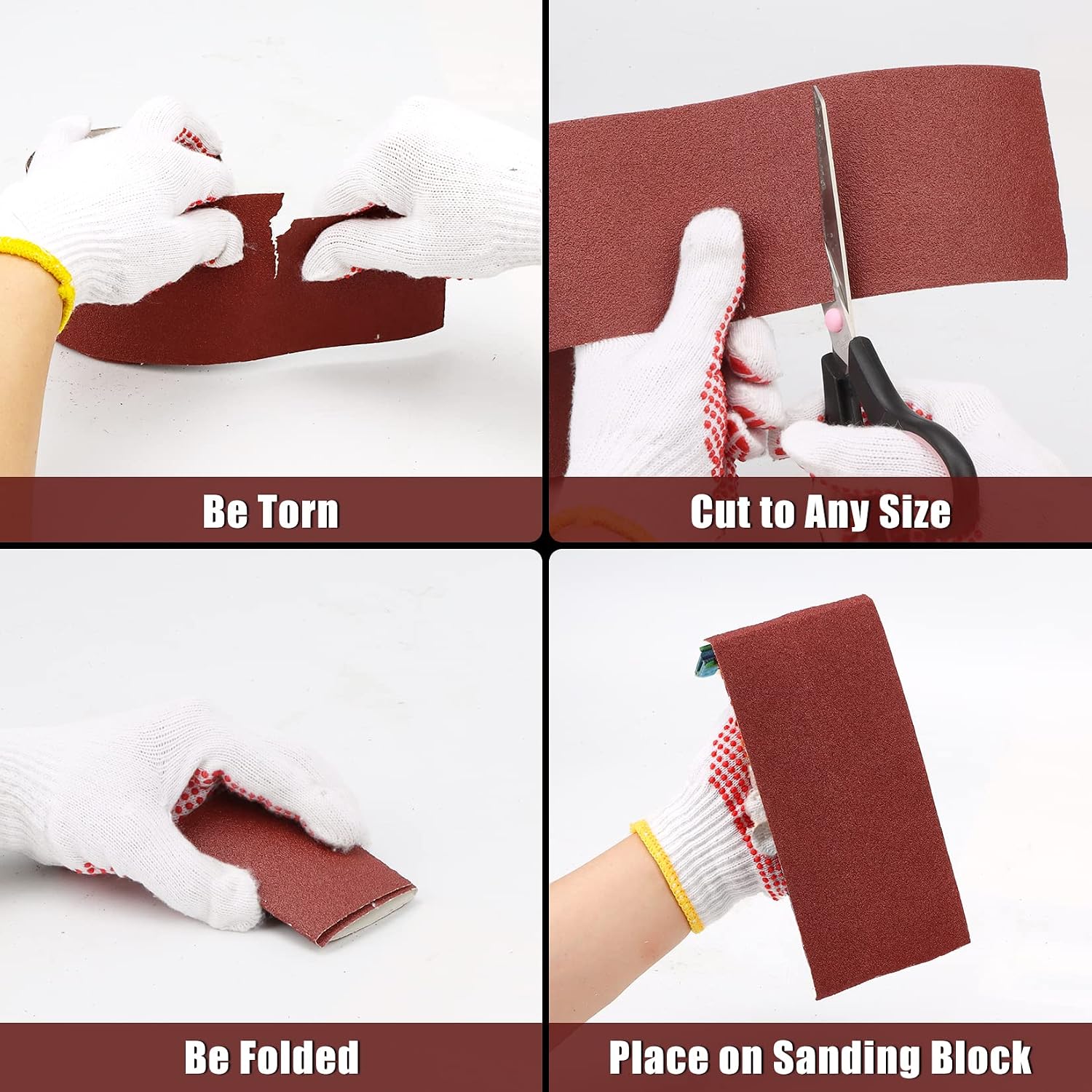 Detalle 2 de SHALL Sandpaper Roll Set 9.3cm x 5m, 5 grits ๐