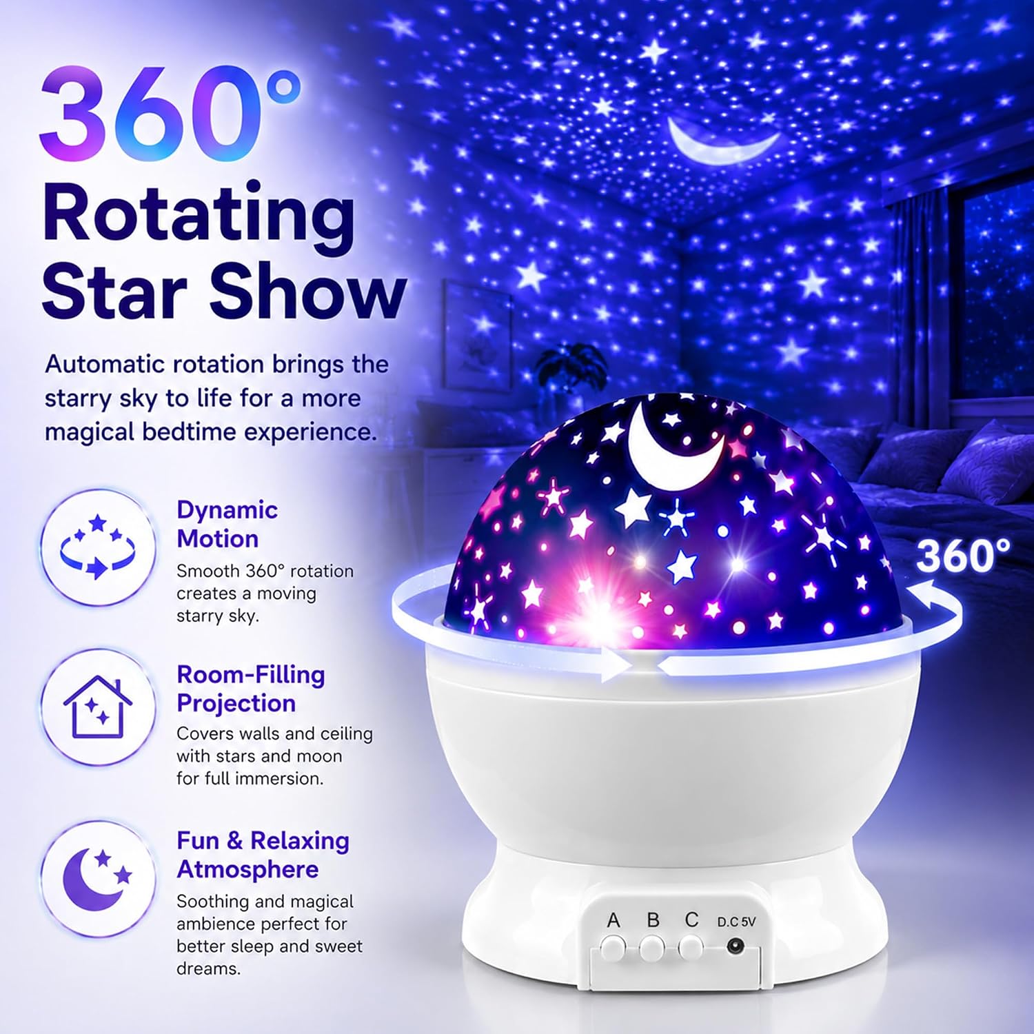 Thumbnail 6 de MOKOQI Star Projector Night Light White