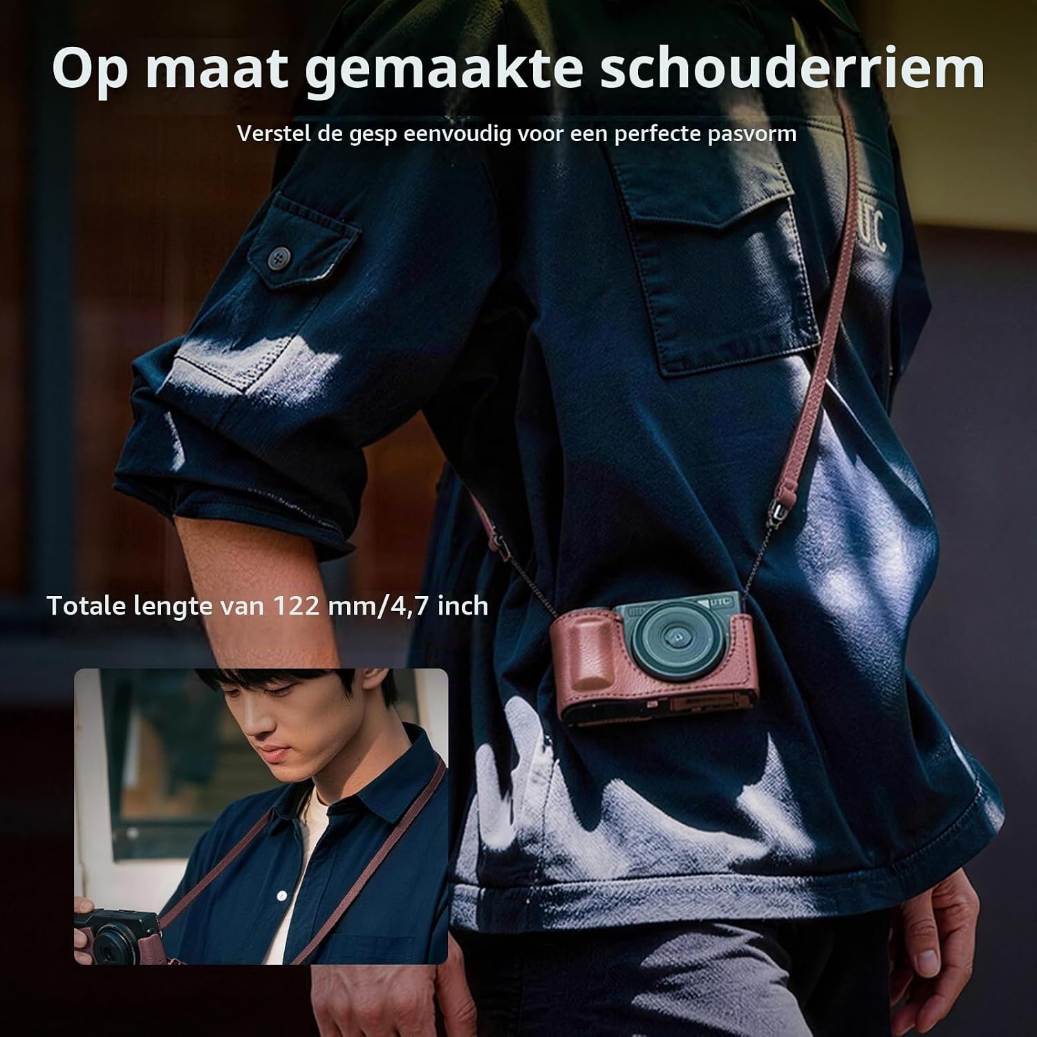 Detalle 2 de SMALLRIG Quick Release-schouderriem voor Ricoh GR, Sony ZV-1 en iPhone 17