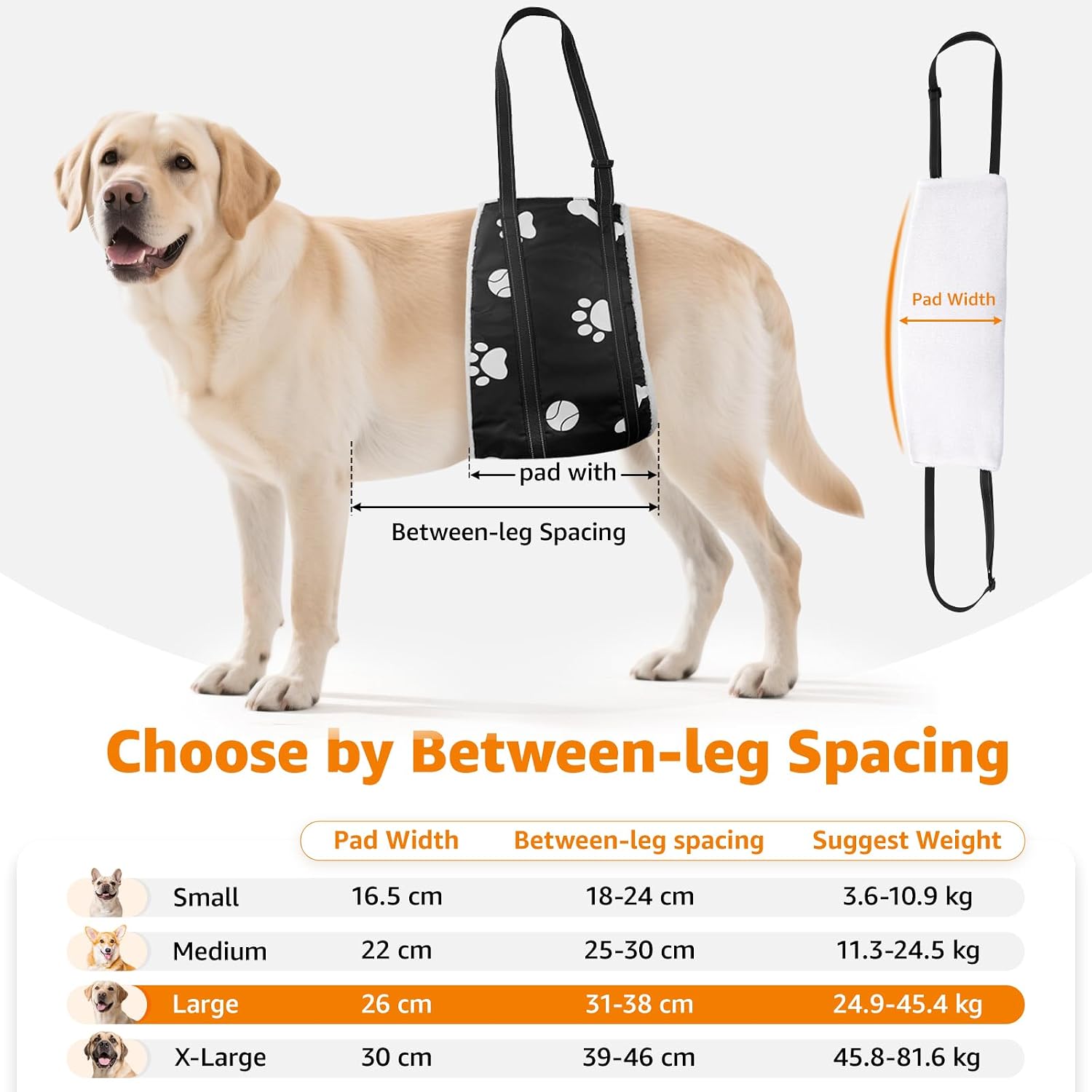 Thumbnail 5 de Dog Lifting Harness for Large Dogs