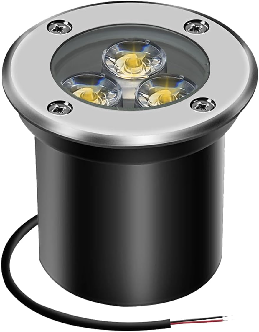 AHOTSUK Luci da incasso LED 3W 12V/24V IP67