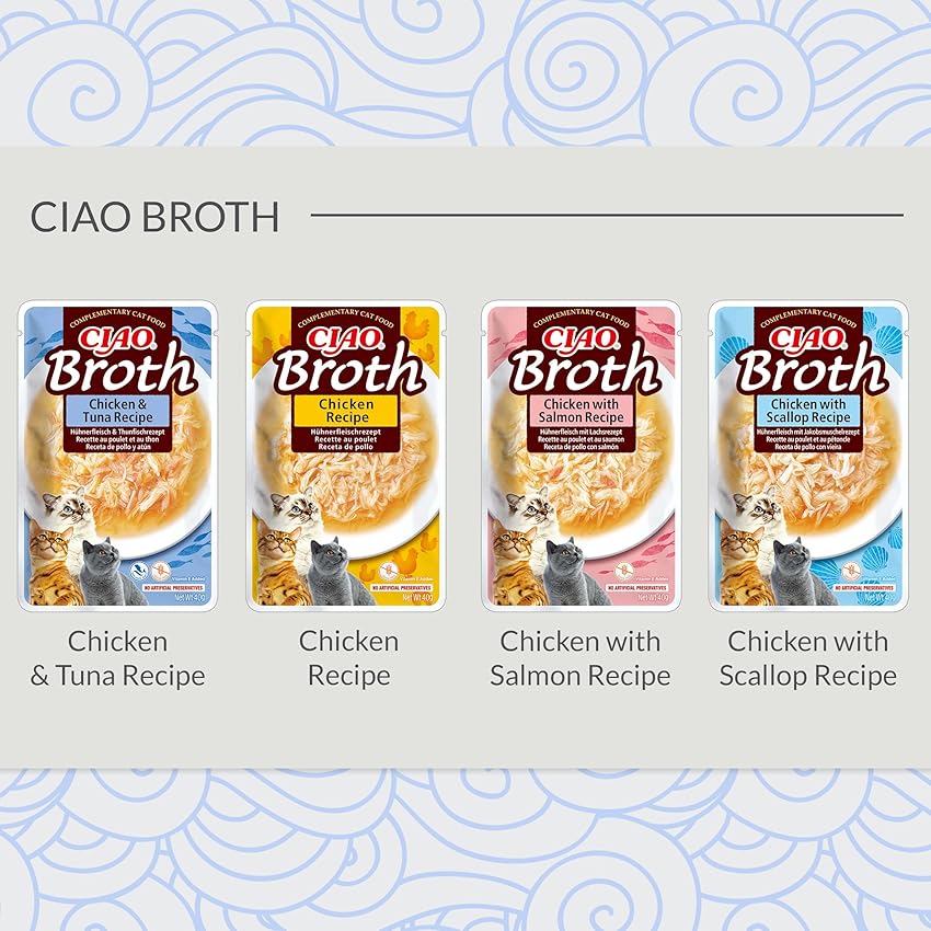 Thumbnail 2 de CHURU Cat Ciao Broth Receta Pollo 12 x 40 g 🐱