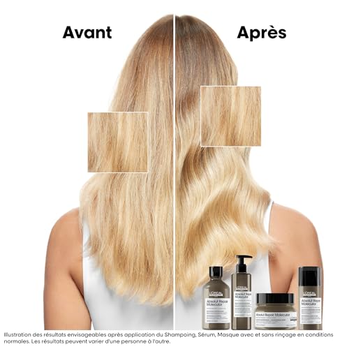 Detalle de L'Oréal Professionnel Masque Réparateur Concentré Absolut Repair Molecular – 300 ml