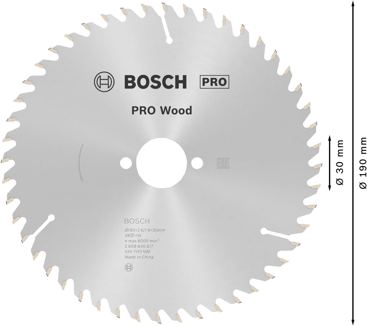 Thumbnail 2 de Lame de scie circulaire Bosch PRO Wood pour scies circulaires portatives filaires