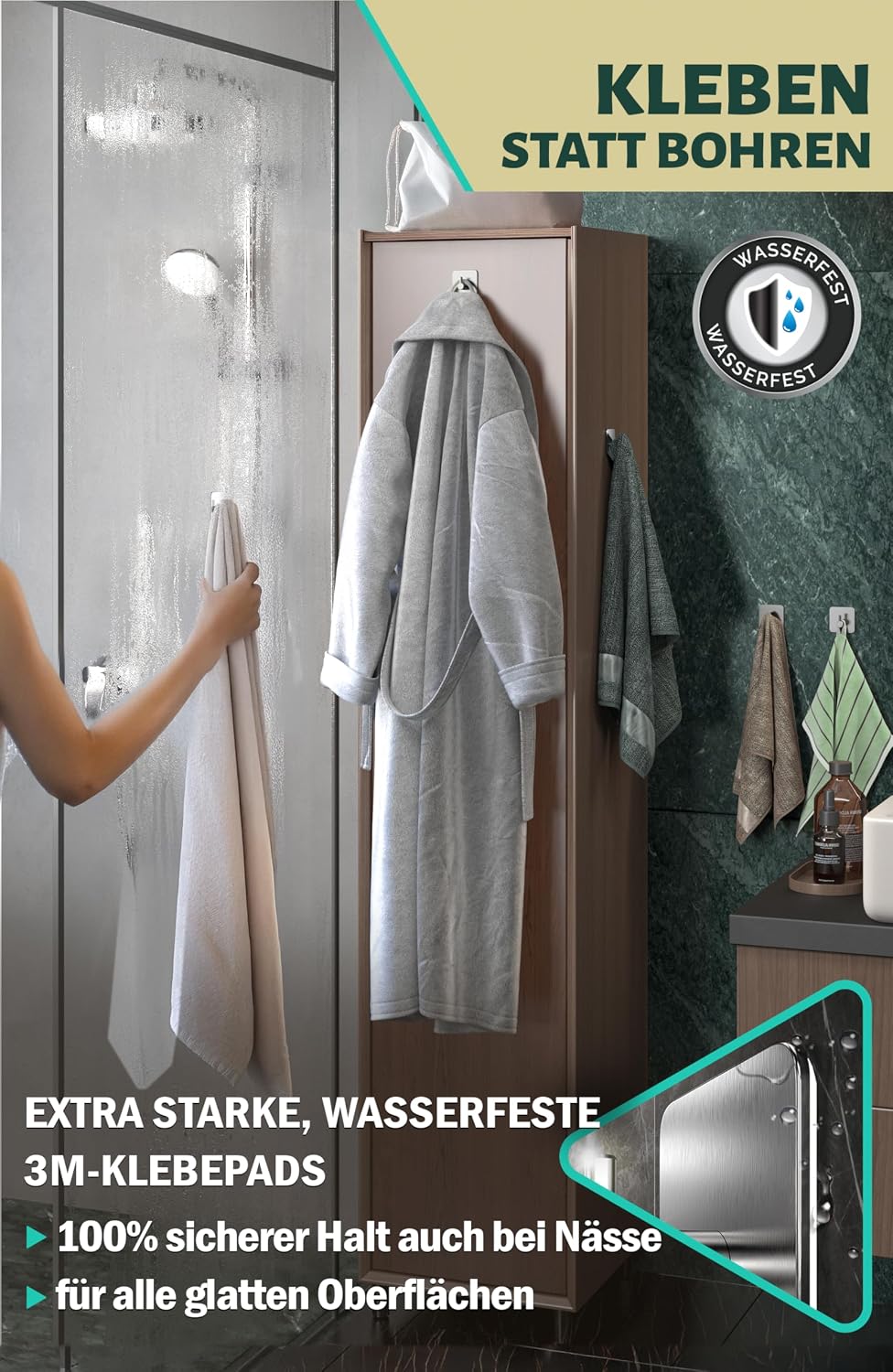 Detalle 2 de Menz Handtuchhalter 6 StĂŒck đȘ
