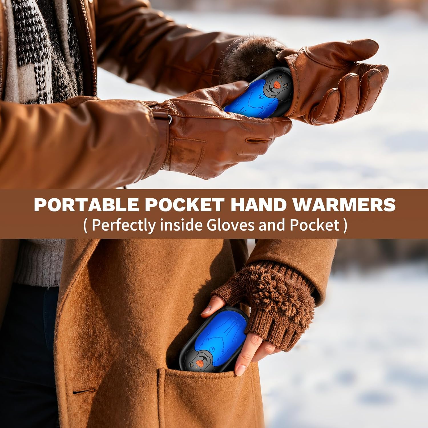 Detalle 2 de DAXING Hand Warmers 24‑Hour Rechargeable