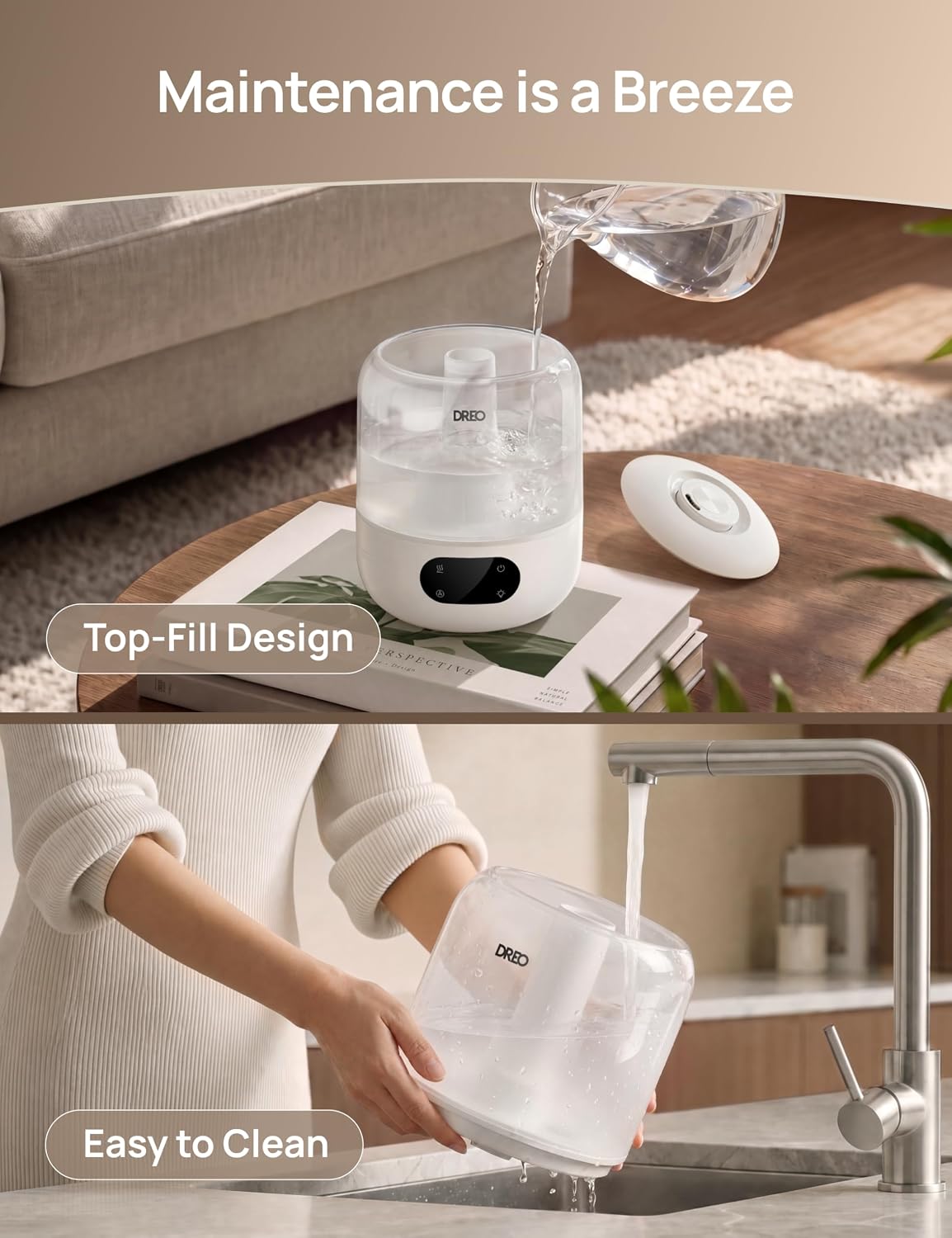 Thumbnail 6 de DREO Humidifier for Bedroom 3L Top Fill