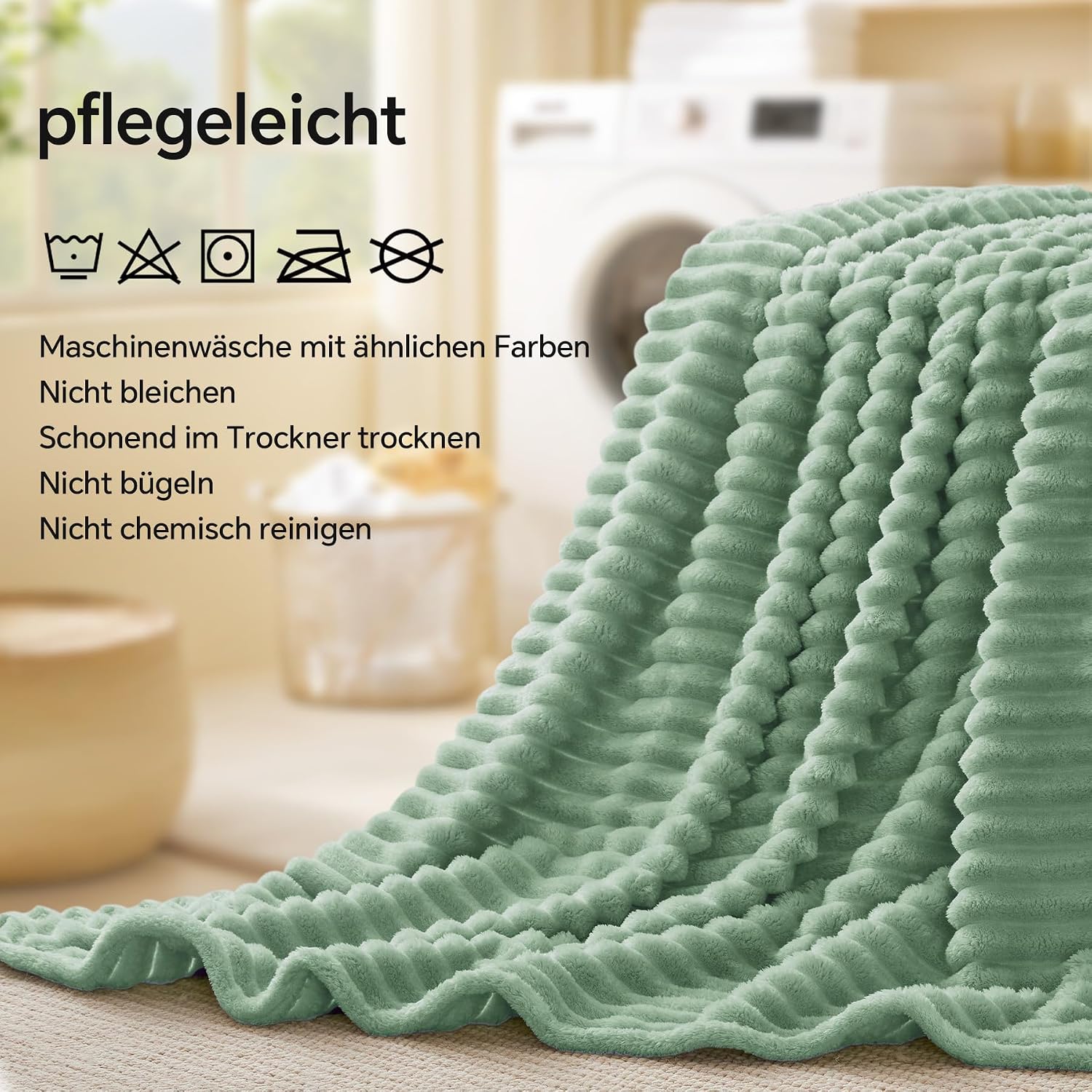 Detalle 1 de BEDELITE Kuscheldecke Flauschig 125x150