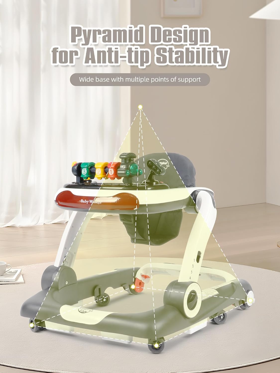Detalle de Music and Lights Baby Walker 6 in 1