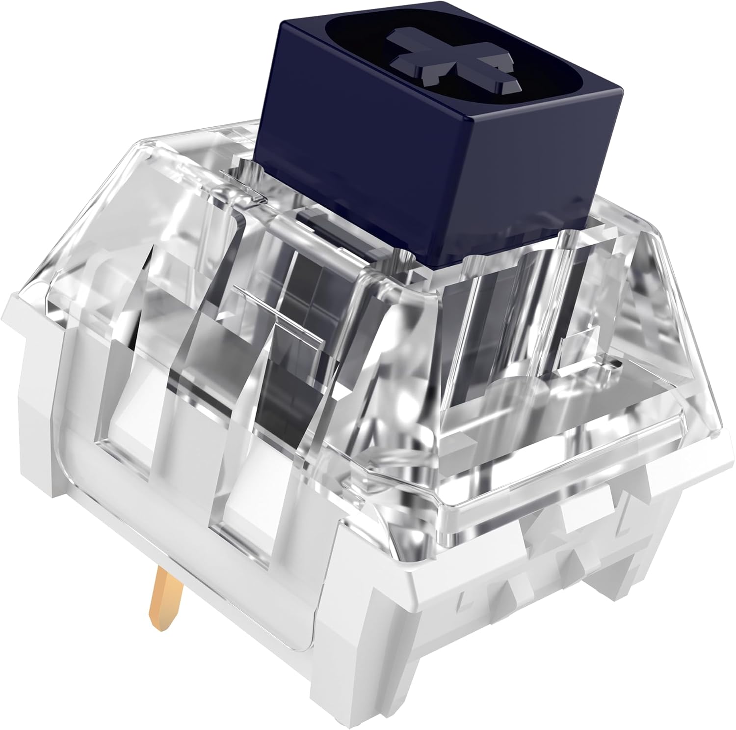 Detalle de Kailh Box Navy メカニカルキーボード用スイッチ 108個・3ピン・60gf・IP56