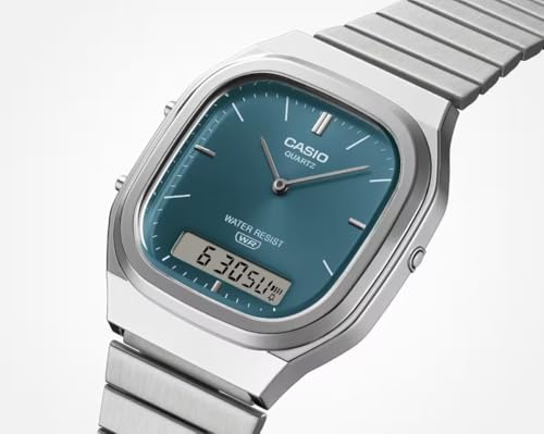 Detalle de Casio AQ-240E-3AEF Reloj analógico-digital con calendario y alarma
