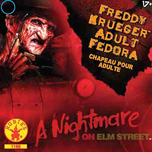 Detalle de Rubies sombrero de Freddy Krueger para adultos, de EVA con desgaste simulado