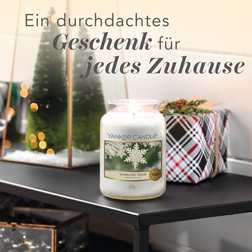 Detalle de Yankee Candle Duftkerze im Glas Sparkling Snow